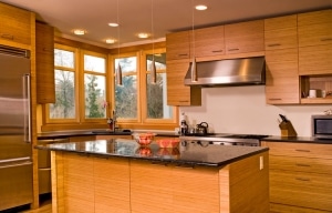 Contemporary-Bamboo-Kitchen-Cabinets