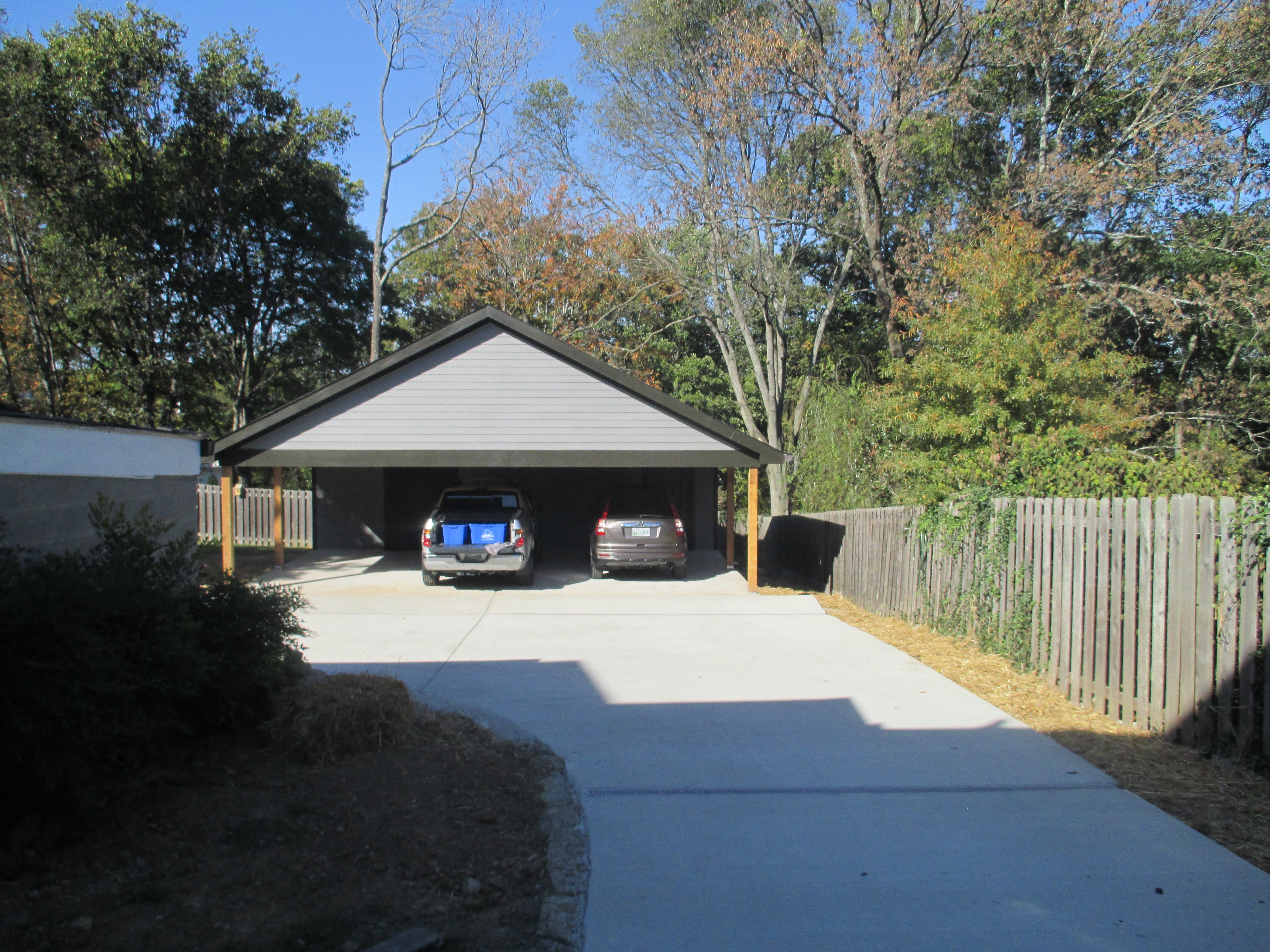 Before and After: A Carport Project