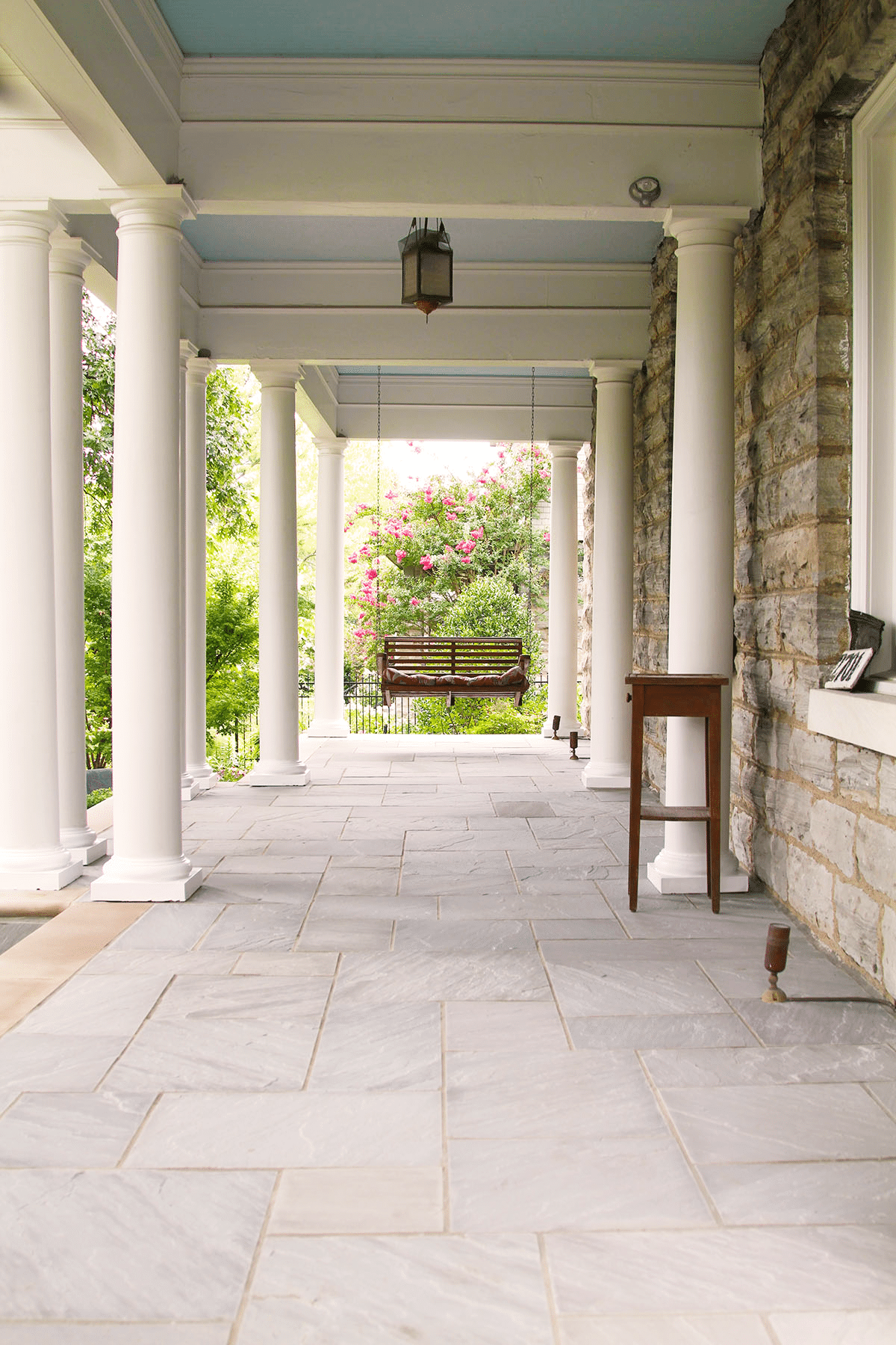 flagstone patio