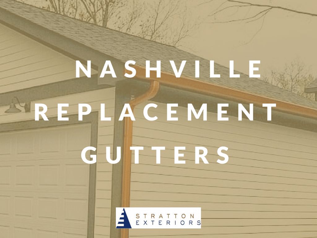 Nashville Replacement Gutters