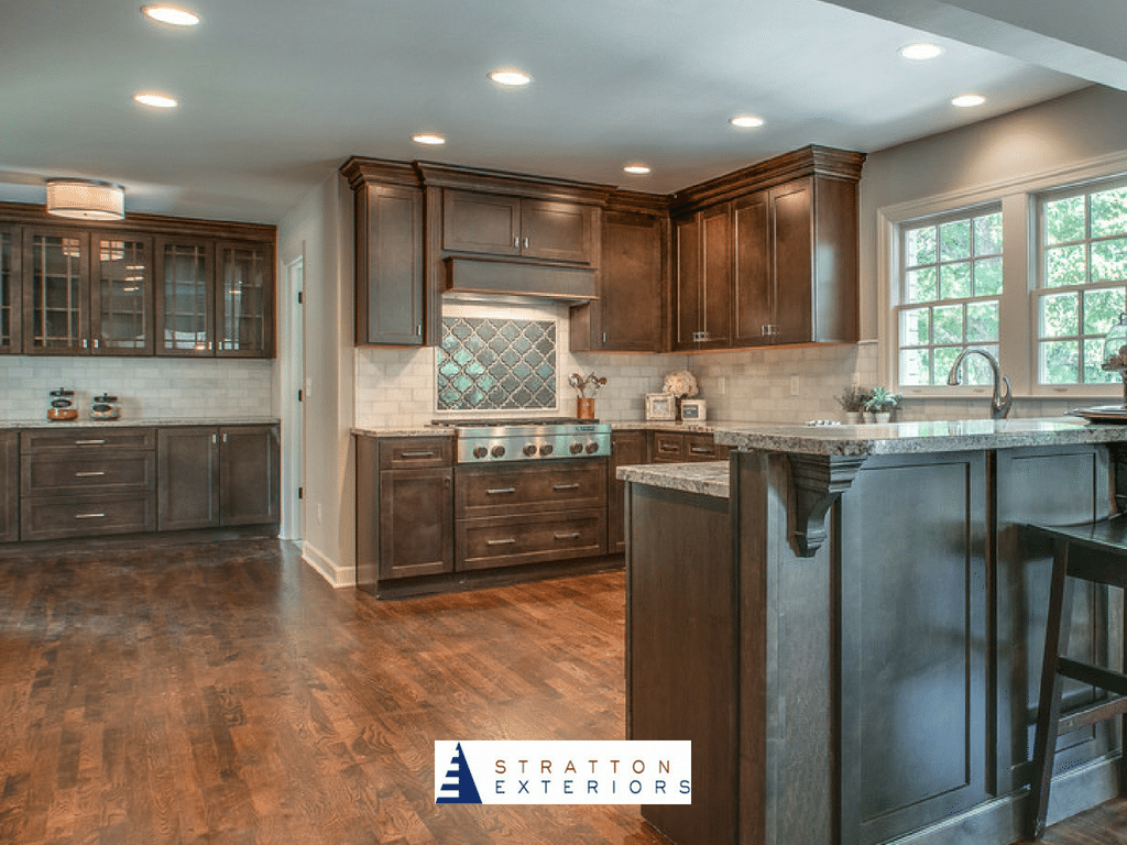 Dark Wood Cabinetry Kitchen Renovation