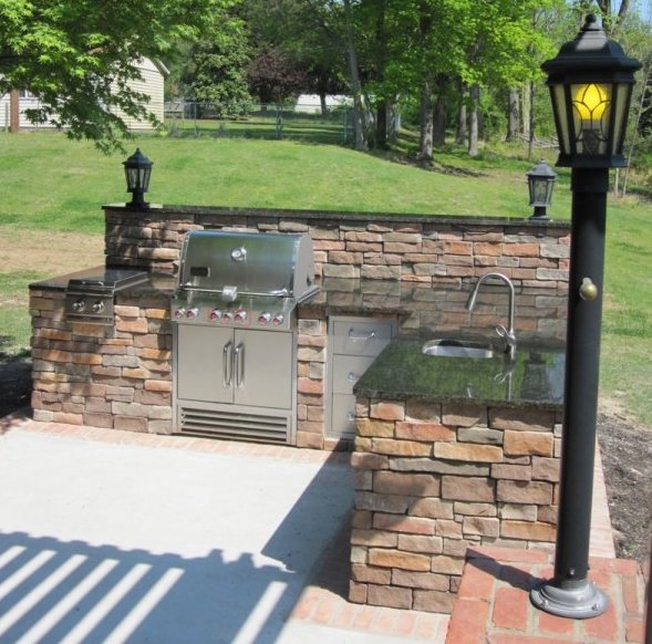 Nashville Custom Outdoor Fireplace